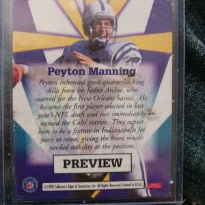 Peyton Manning rookie